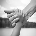 Holding Hands Outdoors