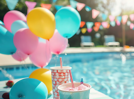Pool Party Setup