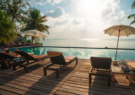 Tropisches Resort