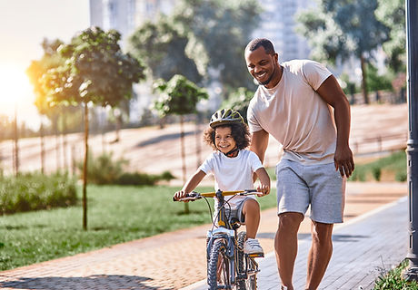 Father Teaches Cycling