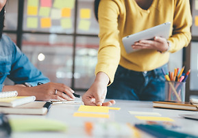 Brand hug Workshop Post-it-Zettel