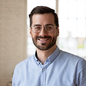 Smiling Man Indoors