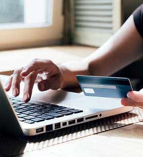 Entering credit card details