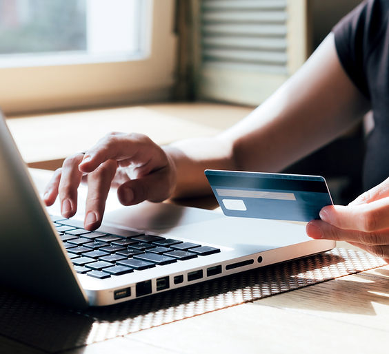 Entering credit card details