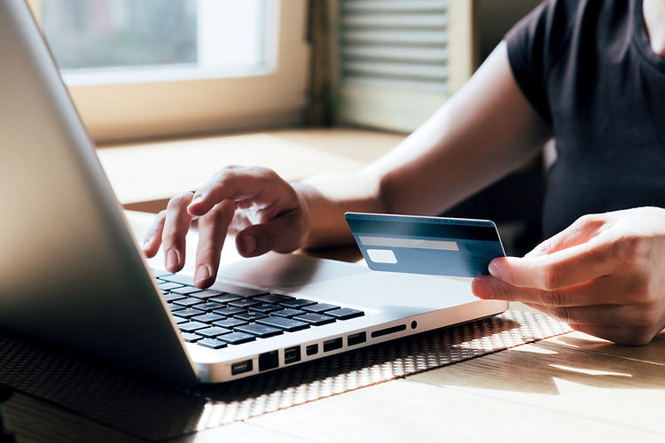 Entering credit card details