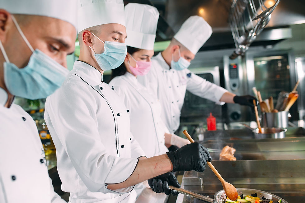 Chefs Preparing Food