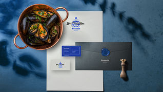 Elements making up a brand visual identity