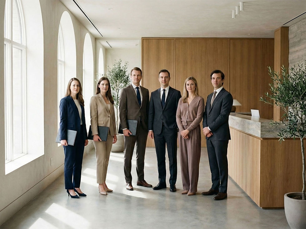 Retrato del equipo de negocios