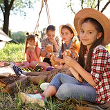 Children Enjoying Camp