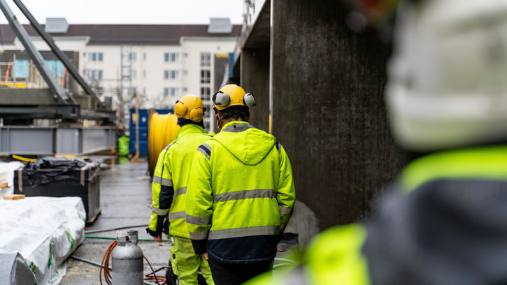 trabajadores de la construcción