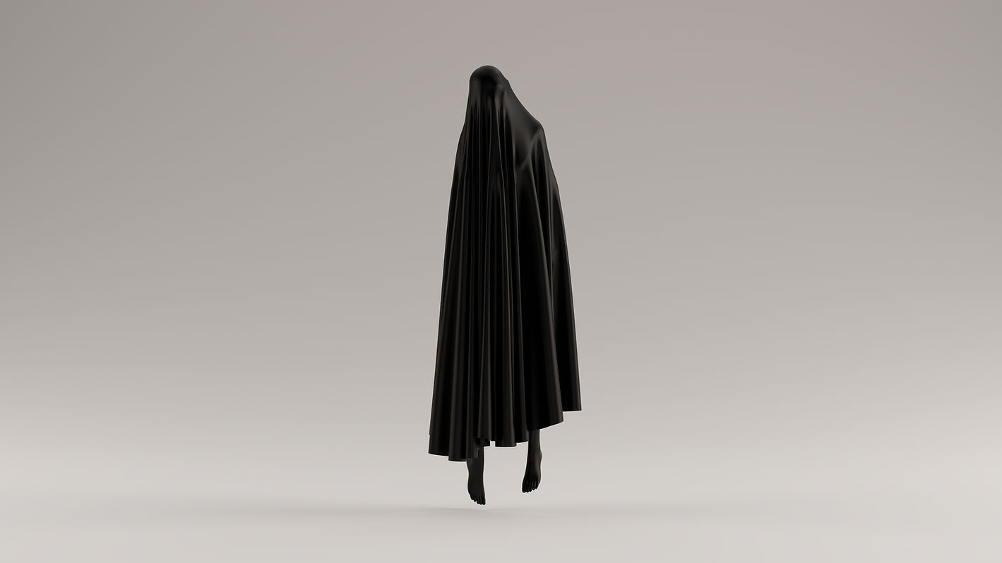 Black Floating Figure