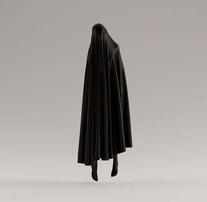 Black Floating Figure