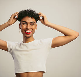 Smiling Person Posing