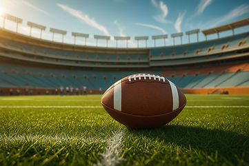 Football on Green Field
