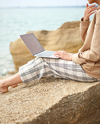 Working at the Beach