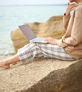 Working at the Beach