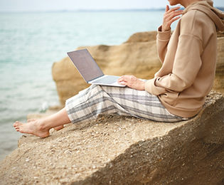 Working at the Beach