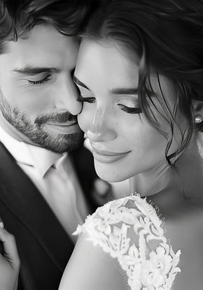 Wedding Couple Close-Up