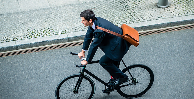 Fietsen naar werk