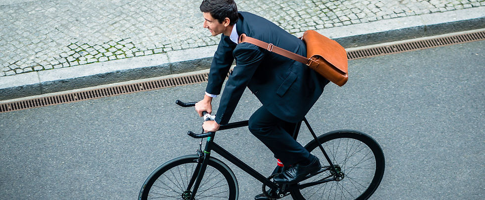 Fahrradfahren zur Arbeit