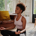 Woman Practicing Meditation