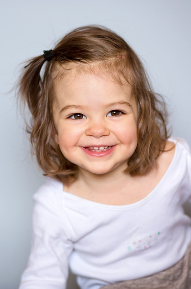 Lächelndes Baby Girl