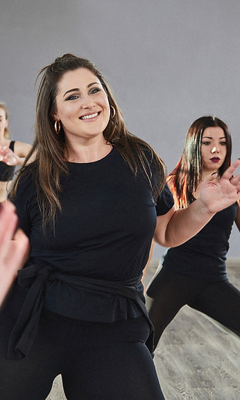 Clase de baile y fitness