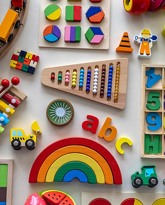 Juguetes de colores