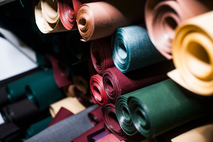 Rolled stock of fabrics