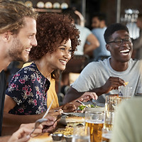 Friends at Lunch