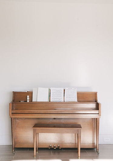 Wooden Piano Setup
