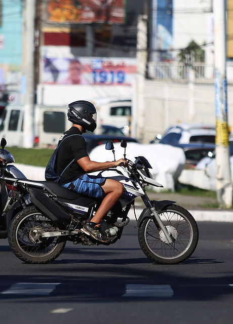 Motociclistas nas rua