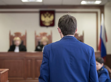 In court