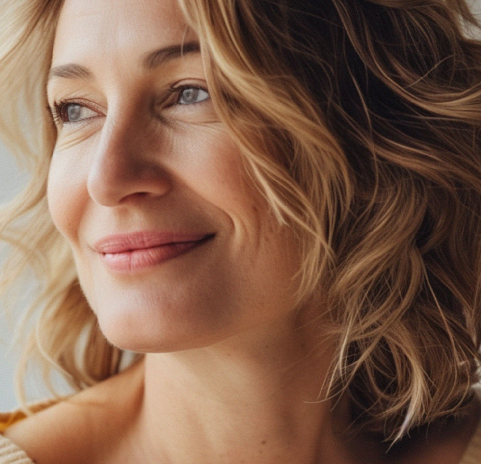 Retrato de mujer sonriente