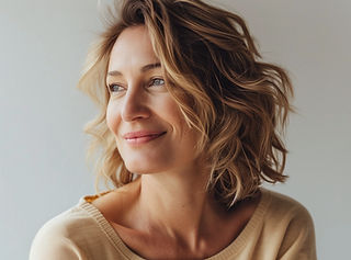 Smiling woman portrait