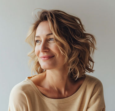 Retrato de mulher sorridente
