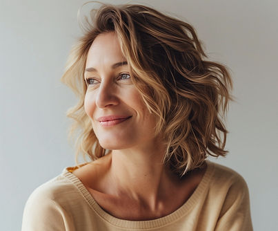 Smiling woman portrait