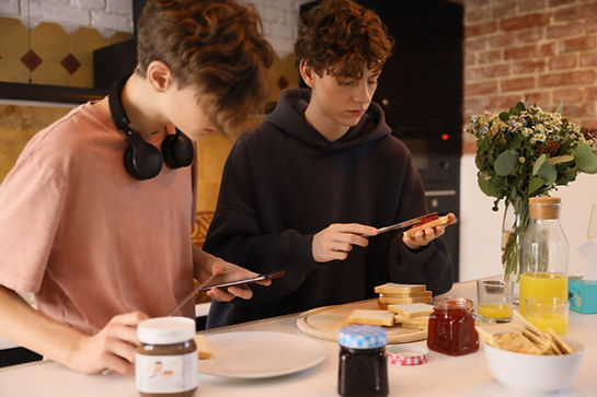 Eating Breafast