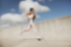 Woman Running Outdoors