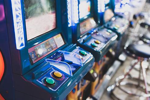 Arcade Games and Stools