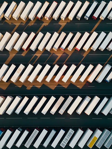 Parked Truck Rows