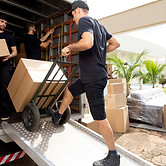 Cajas de carga en el camión