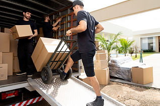 Loading Boxes in teh Truck