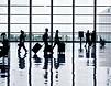 Airport Travelers Silhouette