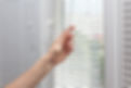 Pulling blinds