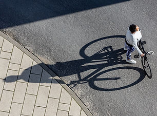 Fiets schaduw