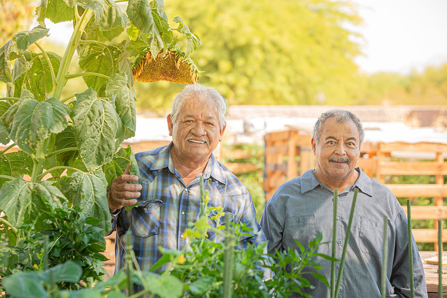 Agricultores felices