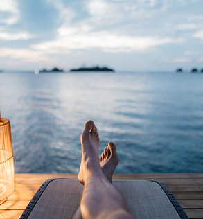 Relaxing by the Water