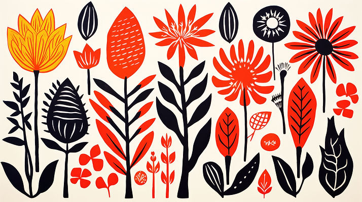 Bold Floral Illustration