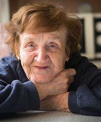 Portrait of an aged person